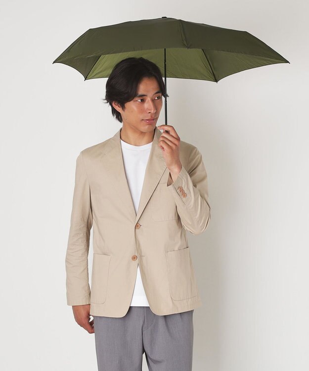 MOONBAT Magical tech(マジカルテック) 超軽量 折りたたみ傘 65g プレーン UV 50cm オリーブグリーン