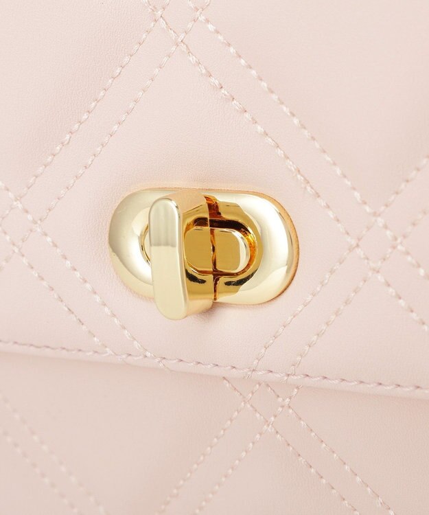 Maison de FLEUR キルティングフラップバッグ Pink