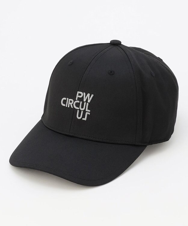 PW CIRCULUS 【UNISEX】3D刺繍 ベーシックキャップ ゴルフ ブラック系