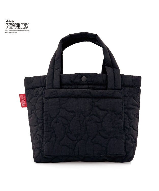 ROOTOTE 8414【スヌーピー】IP.デリ.キルト.ピーナッツ-9X 01：ブラック