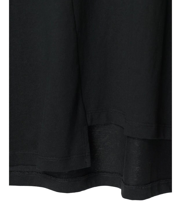 AMERICAN HOLIC アシンメトリー切替カットチュニック Black