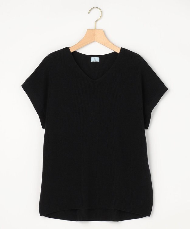 組曲 【先行予約・WEB限定】ルーズリーニット プルオーバー ブラック系