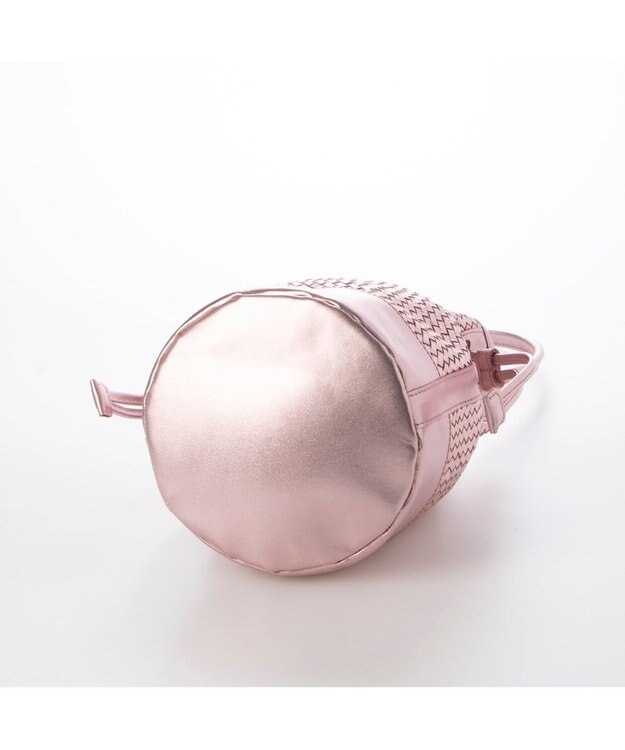 UNBILLION 【テレビ ドラマ着用アイテム】ペルケ perche / レザーメッシュ2wayバゲットバッグ ピンク