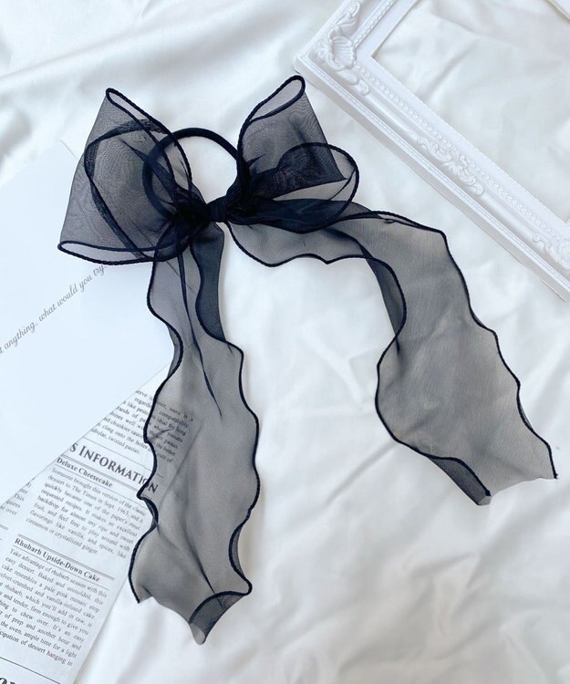 WEGO スケリボンゴム ブラック