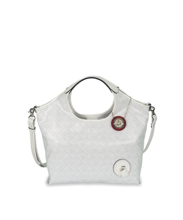 PELLE BORSA 2WAYハンドバッグ Alive アライブ 9085 ホワイト