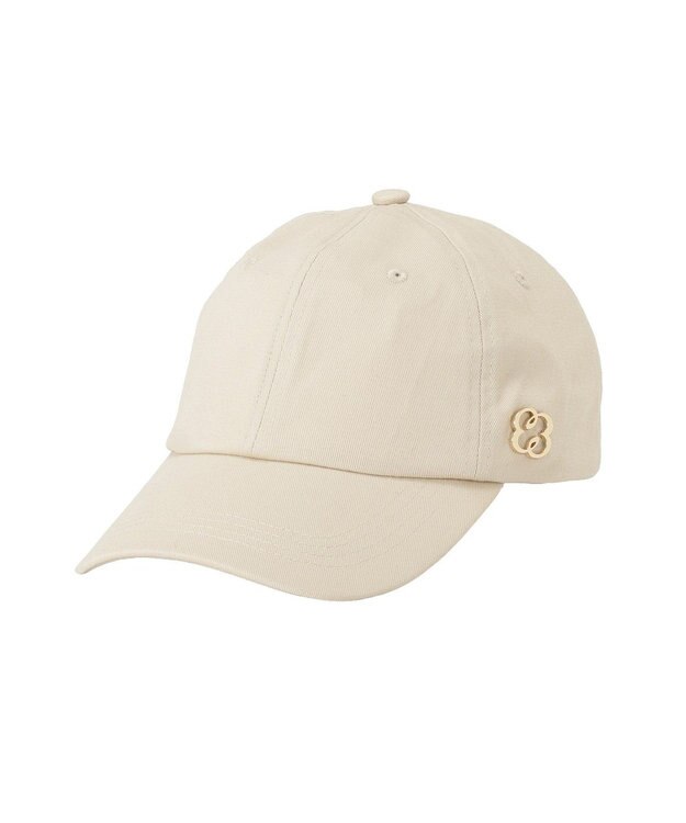 earth music&ecology 【UVカット】アソートロゴCAP Ivory