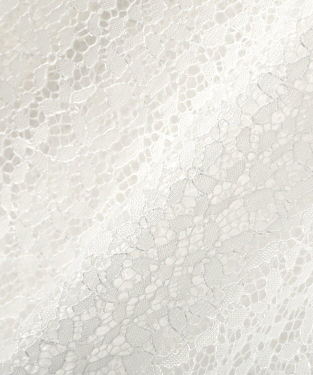 CRAFT STANDARD BOUTIQUE ＜セレモニー＞前後2WAYレースボウタイブラウス White