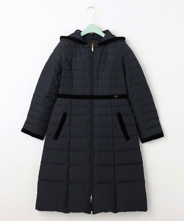 TOCCA HOLIDAY ロングダウンコート ネイビー系
