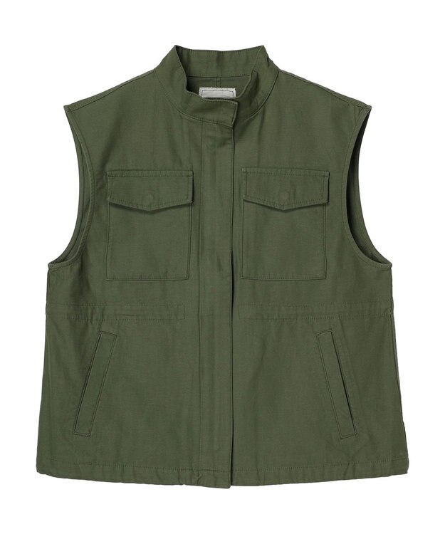 AMERICAN HOLIC ミリタリーアウトポケットベスト Khaki