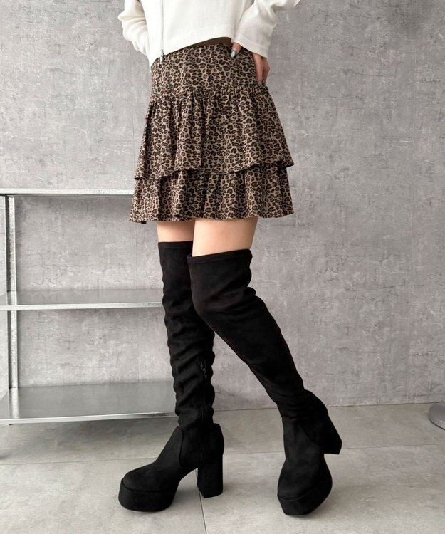 WEGO ニーハイブーツ ブラックその他