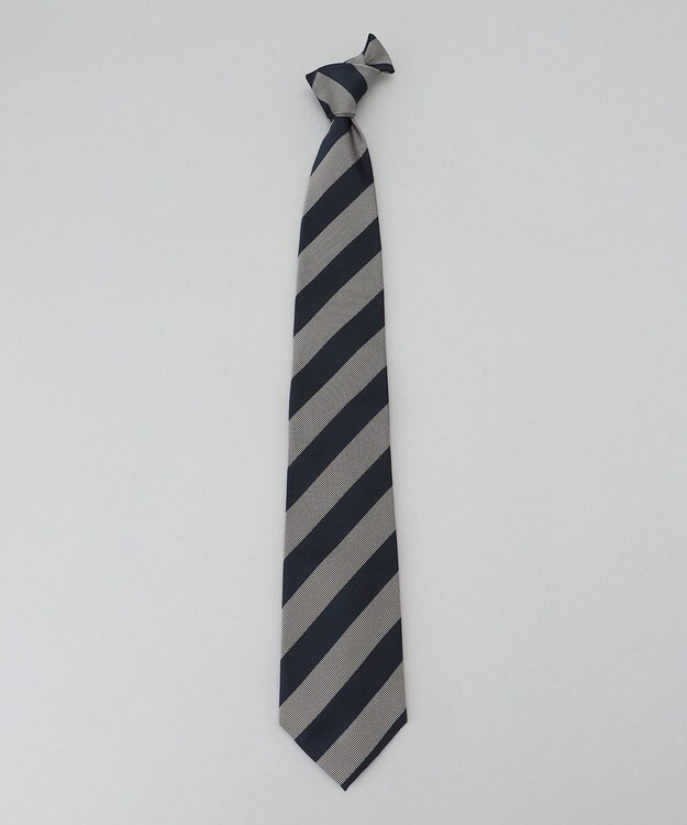 GOTAIRIKU  GOTAIRIKU別注【日本製】シルク ネクタイ_レジメンタル柄 ネイビー系1