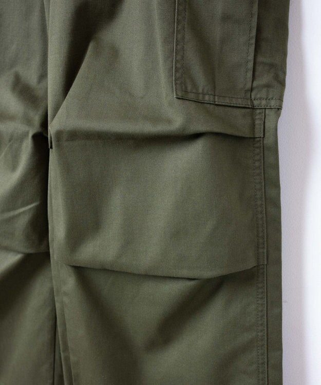 WEGO 【ユニセックス着用ITEM/SMLサイズ展開】ワイドカーゴパンツ カーキ