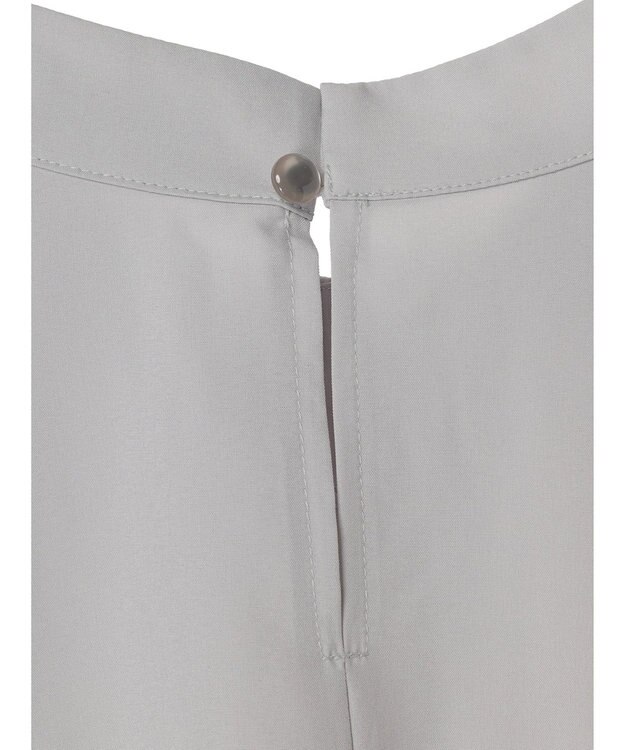 earth music&ecology パールタックブラウス Light Gray