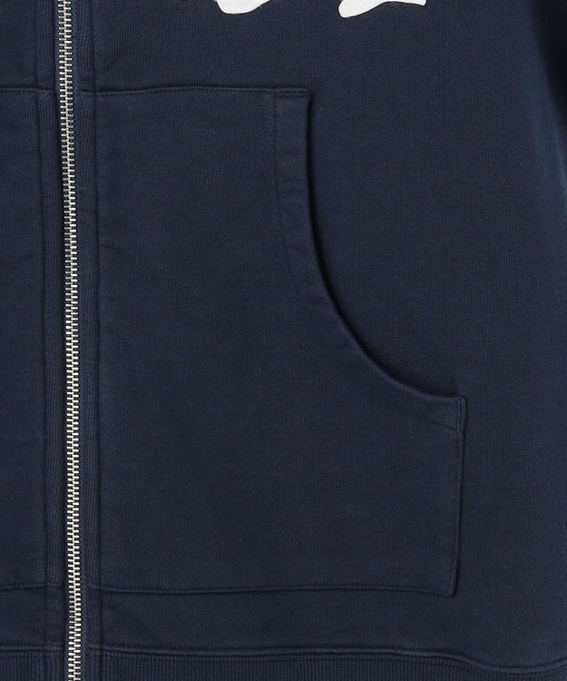 J.PRESS MEN 【NYUZELESS】ヘビーウェイト ジップアップ フーディ ネイビー系