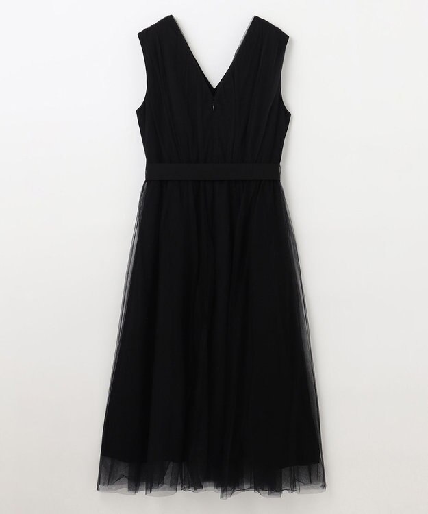 GRACE CONTINENTAL チュールドレープドレス ブラック