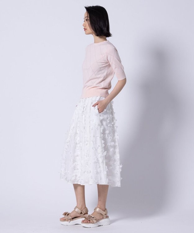 TOCCA 【洗える】SPRINGTIME KNIT ニットプルオーバー ピンク