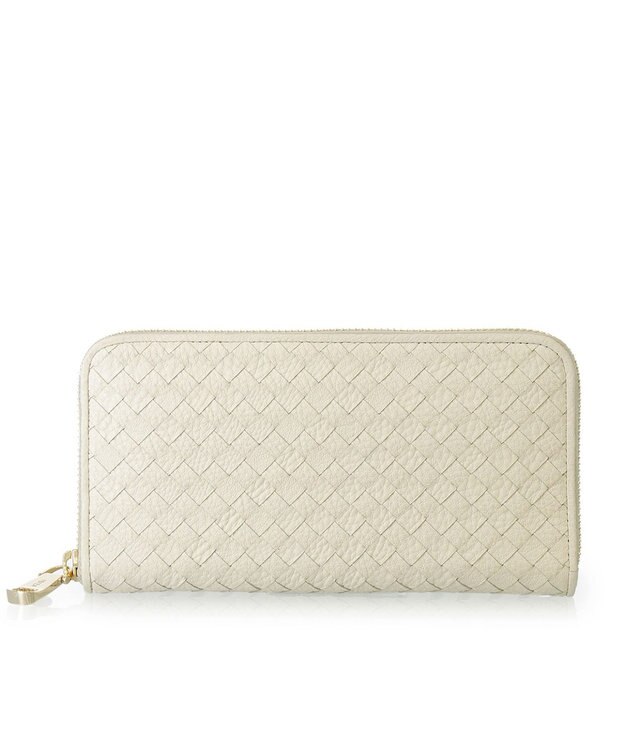 IBIZA マノ　ラウンドファスナー長財布 アイボリー