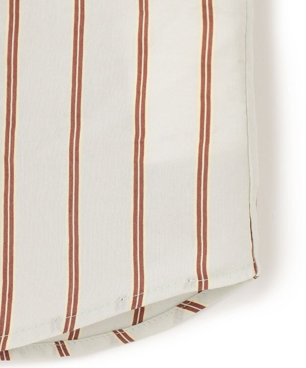 BEIGE， 【洗える】KNOX / ショート丈バンドカラーシャツ Sage St