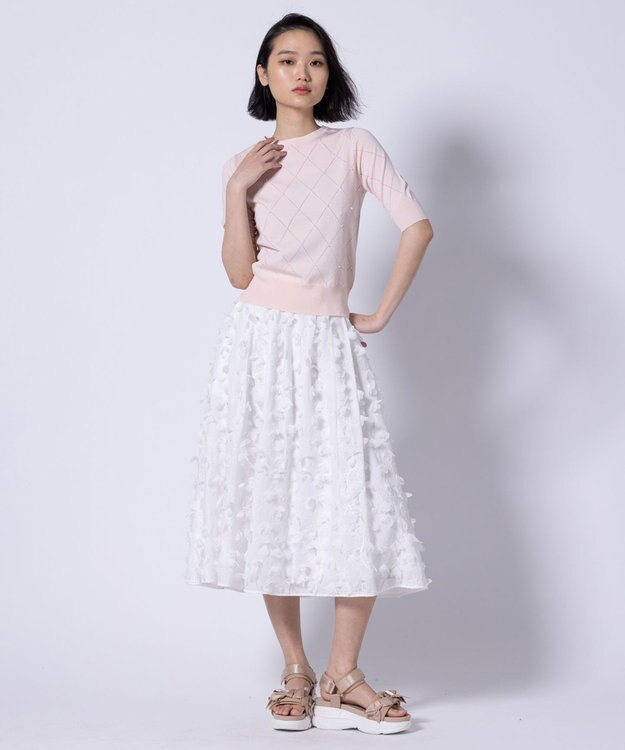 TOCCA 【洗える】SPRINGTIME KNIT ニットプルオーバー ピンク