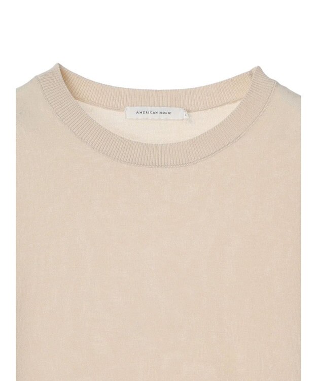 AMERICAN HOLIC ドルマンハイゲージニットプルオーバー Ivory