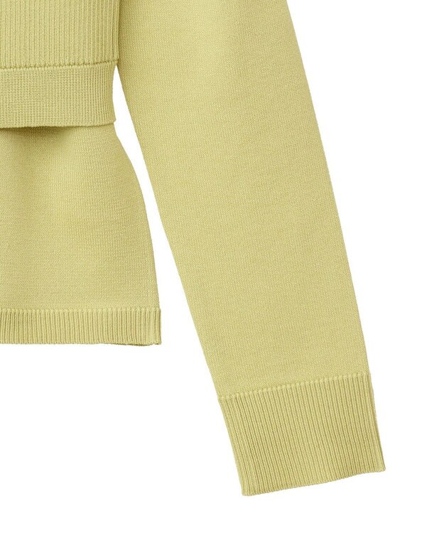 Green Parks ＳＥＴ２点ニットキャミビスチェ＋プルオーバー Green