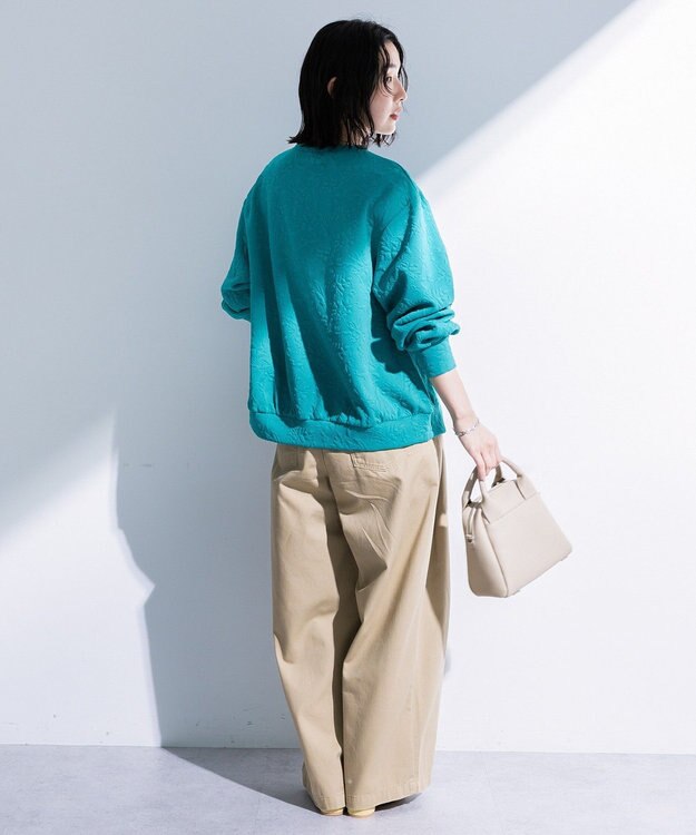 Green Parks フラワーフクレジャカードプルオーバー Green