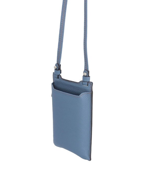 Atelier nuu 本革 スマホショルダー ジーンブルー