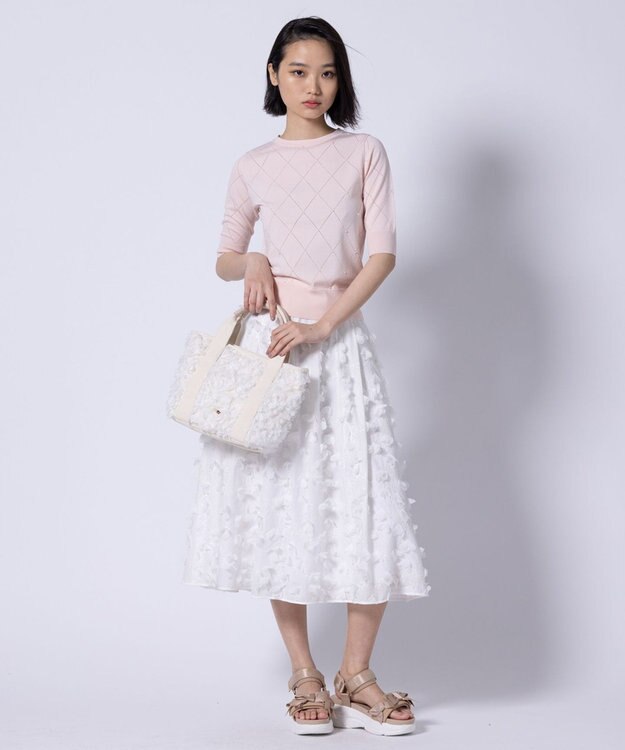 TOCCA 【洗える】SPRINGTIME KNIT ニットプルオーバー ピンク