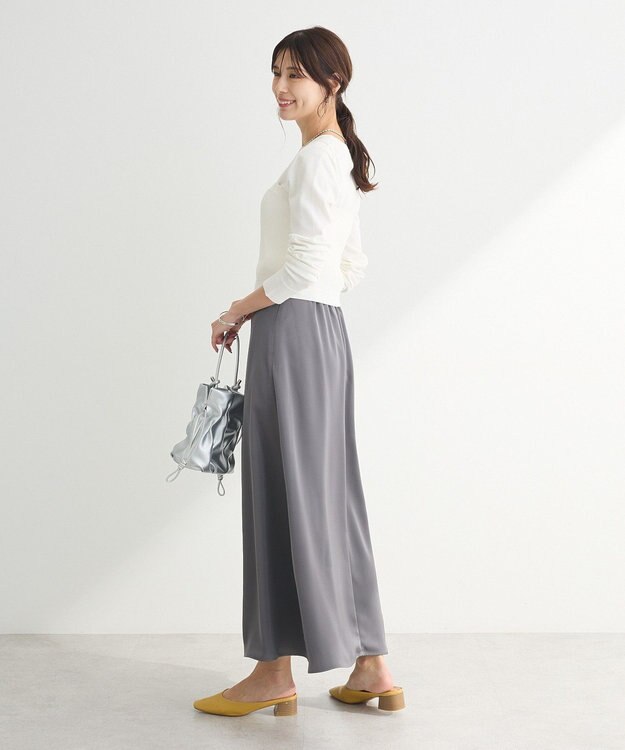 Green Parks ＳＥＴ２点ニットキャミビスチェ＋プルオーバー Ivory