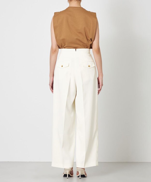 NAVE 【ReNAVE・セットアップ可/洗える/撥水加工】ホロウツイル パンツ ホワイト系