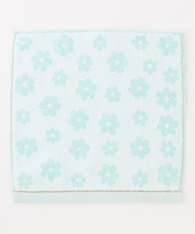 TOCCA SWEET FLOWER TOWELCHIEF タオルハンカチ スカイブルー系