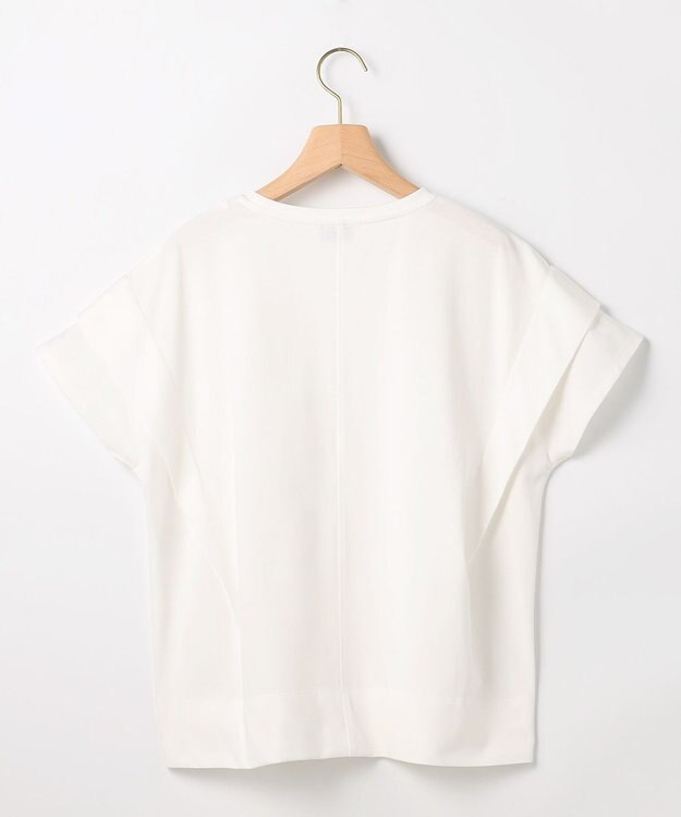 組曲 GIZAコットンドルマンスリーブ Tシャツ アイボリー系