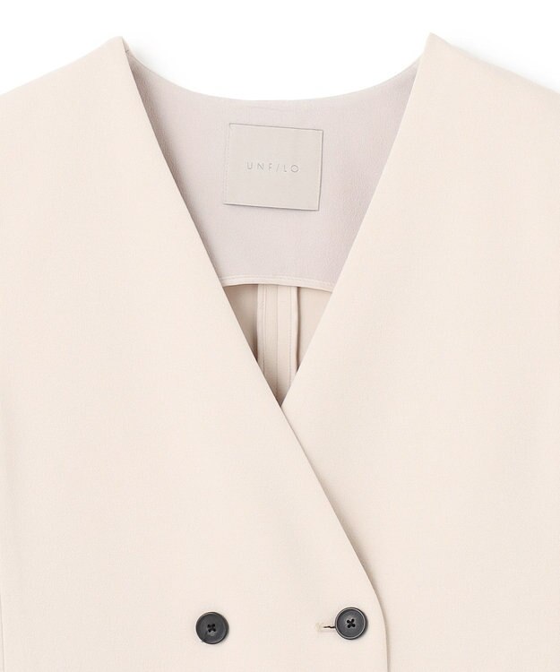 UNFILO BEAUTY MOVE ミドルジレ アイボリー