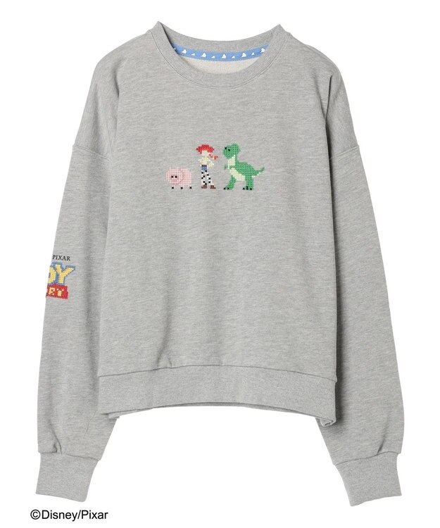 Green Parks ＴＯＹ　ＳＴＯＲＹ／クロスステッチスウェット A