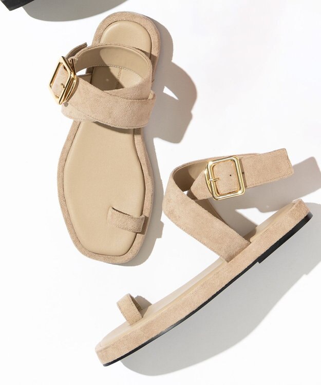 23区 【STORY7月号掲載】クロス サンダル ベージュ系