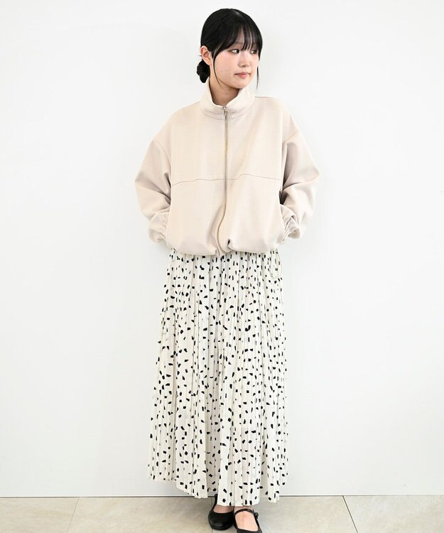 FORFORMO Stand Collar Jersey Blouson スタンドカラージャージーブルゾン ベージュ