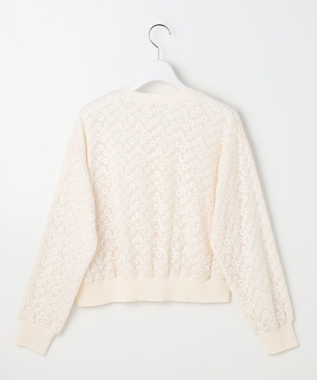 ANY SIS S レーシー ニット ブルゾン オフ