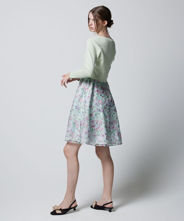 TOCCA 【洗える】SQUARE BOLERO ボレロ ライトグリーン系