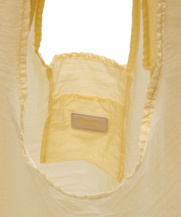 TOPKAPI 【Breath TOPKAPI】【TOPKAPI × 藤本美貴さんコラボ】スコッチグレイン サブバッグ付きミニバッグ/撥水 レモンイエロー