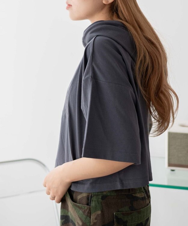 WEGO グラフィックフードショートT スミクロ