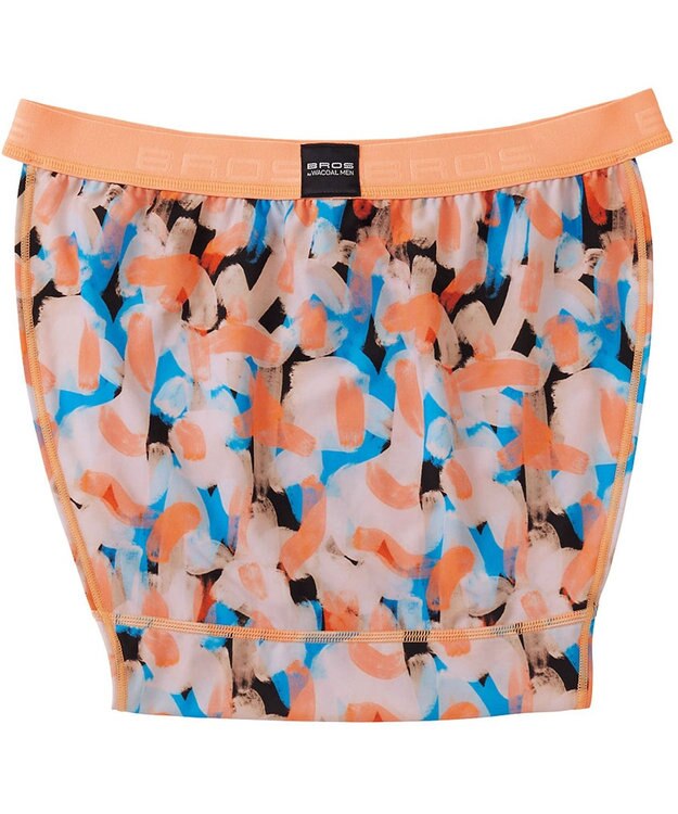 WACOAL MEN ブリーフ【ふんどしNEXT】締めつけにくい 通気性がよい 吸汗速乾 ふんどしスタイル 前閉じ GF2437 /ブロス オレンジ