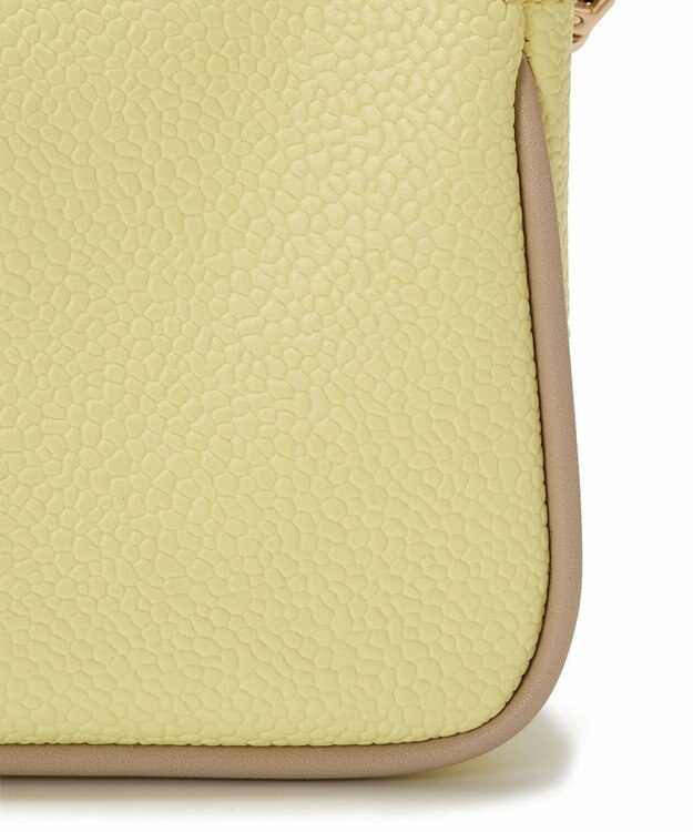 TOPKAPI 【Breath TOPKAPI】【TOPKAPI × 藤本美貴さんコラボ】スコッチグレイン サブバッグ付きミニバッグ/撥水 レモンイエロー