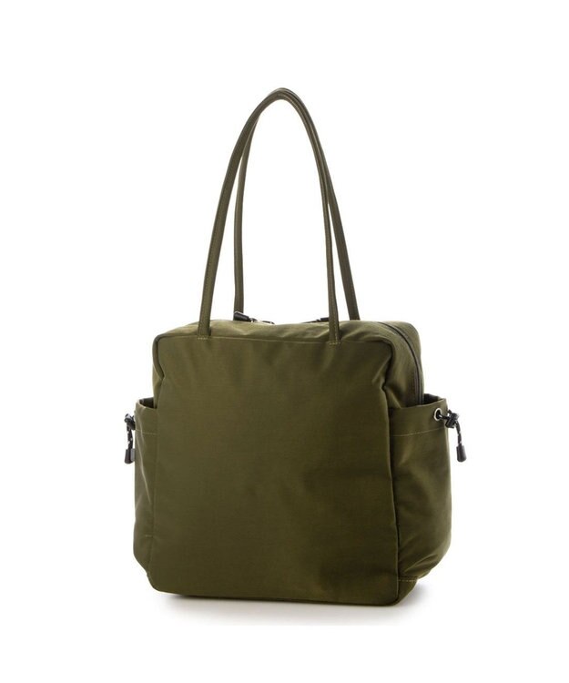 UNBILLION カシュカシュ cachecache / ナイロンボストントートバッグ カーキ