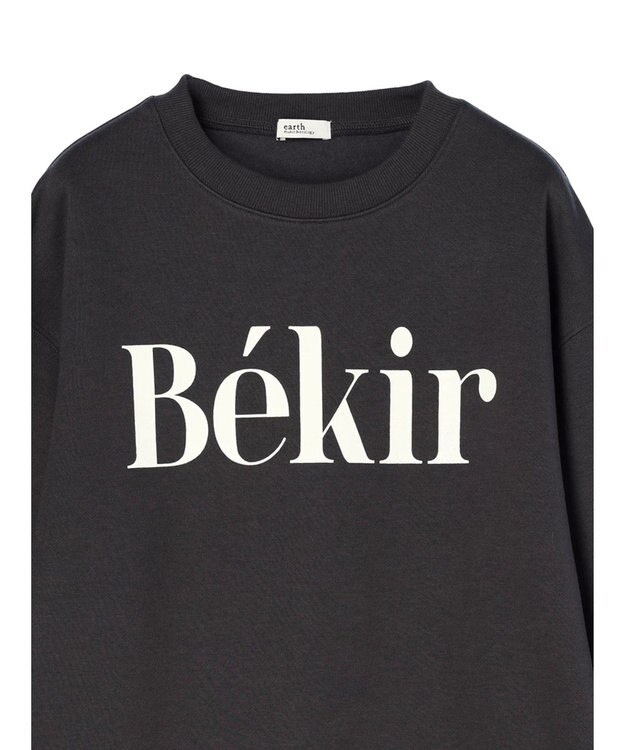 earth music&ecology Ｂｅｋｉｒ裏起毛スウェット Charcoal Gray