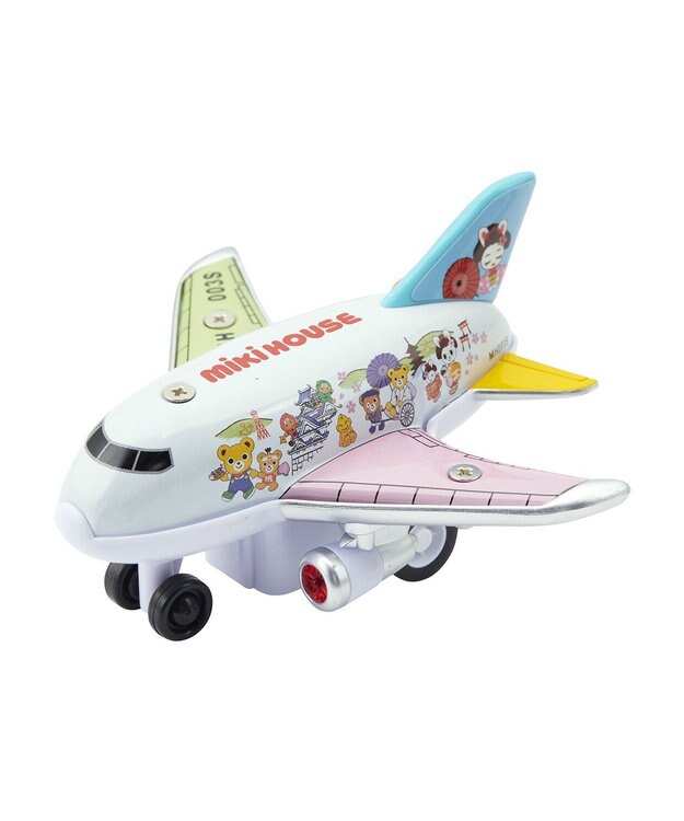 MIKI HOUSE HOT BISCUITS 【ミキハウス】プルバックジェット サックス