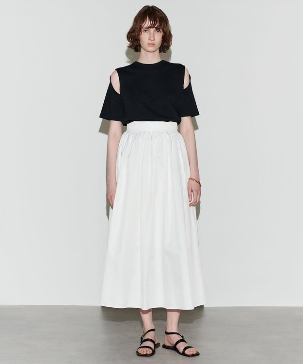 NAVE 【Nave　洗える】バイオツイル スカート ホワイト系