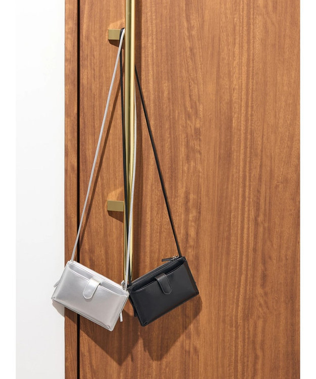 AMERICAN HOLIC マルチウォレットショルダー Silver