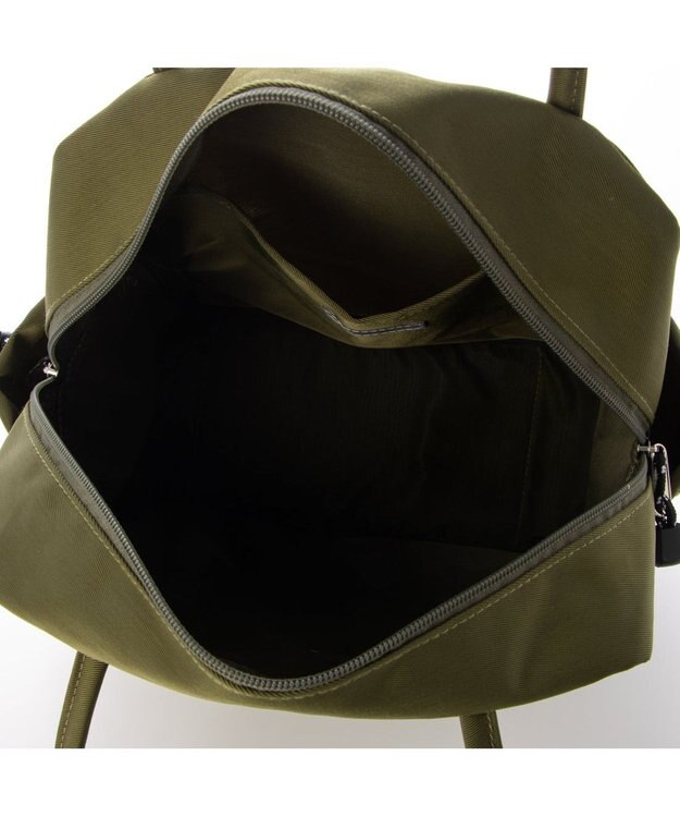 UNBILLION カシュカシュ cachecache / ナイロンボストントートバッグ カーキ