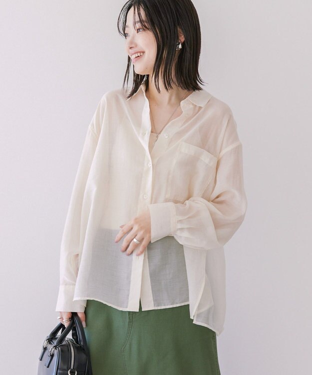 AMERICAN HOLIC シアーシャツ Beige