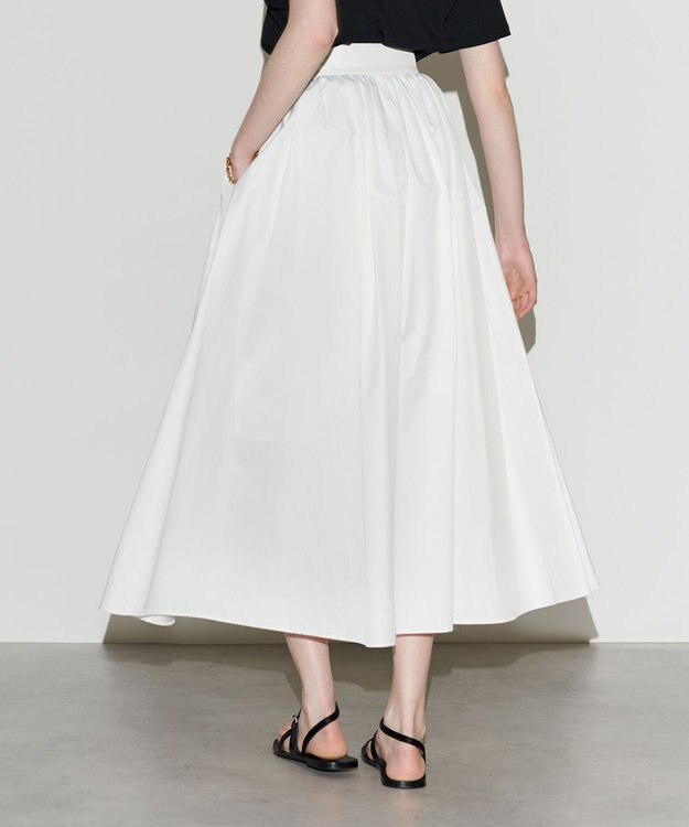 NAVE 【Nave　洗える】バイオツイル スカート ホワイト系